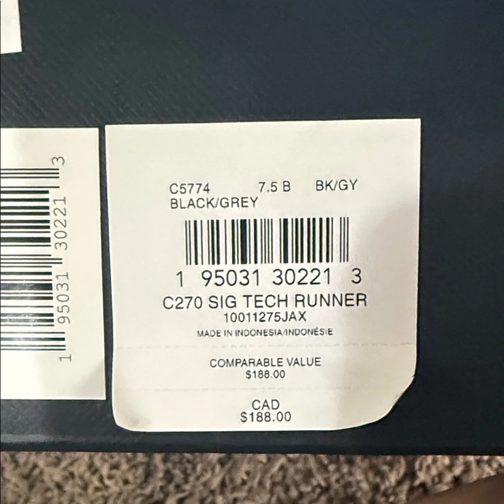 Coach Black and White Patterned Sneakers - Picture 6 of 6